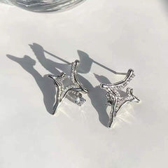 Asterism Crystal Geometry Earrings