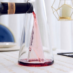 Crystal Clear Pyramid Wine Decanter