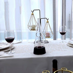 Crystal Clear Pyramid Wine Decanter