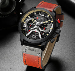 Valor Chrono – Tactical Leather Watch