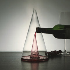 Crystal Clear Pyramid Wine Decanter