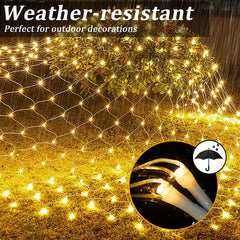 Illuminate Your Outdoors with Solar Net Mesh Fairy Lights