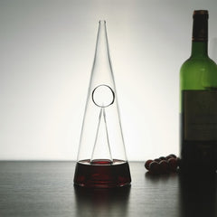 Crystal Clear Pyramid Wine Decanter