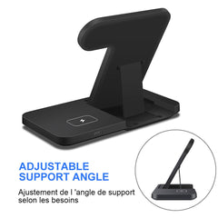 DCAE TriPower 3-in-1 Wireless Fast Charging Dock