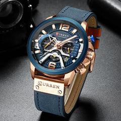 Valor Chrono – Tactical Leather Watch