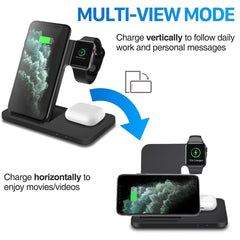 DCAE TriPower 3-in-1 Wireless Fast Charging Dock