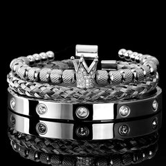 Roman Luxe Stainless Steel Bracelet