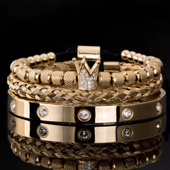 Roman Luxe Stainless Steel Bracelet